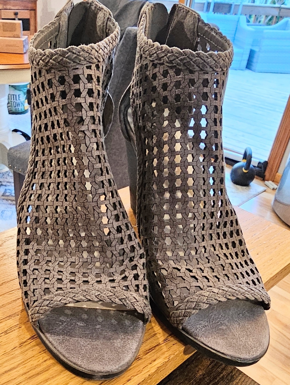 Fergalicious Peep Toe Wedge - Picture 5 of 7
